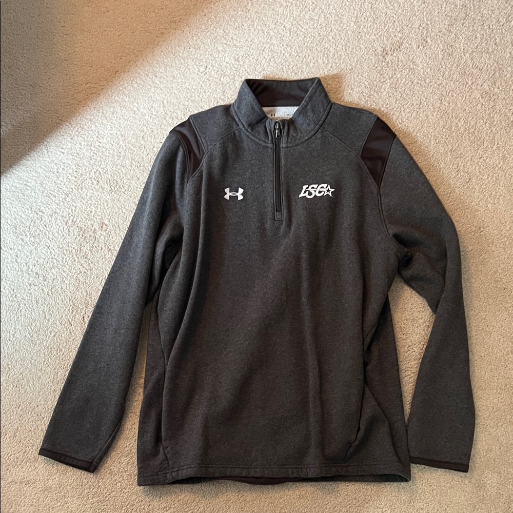 Under Armour Dark Gray Pullover with Logo